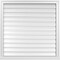 Ekena Millwork Vertical Surface Mount PVC Gable Vent: Functional, w/ 2"W x 2"P Brickmould Sill Frame, 36"W x 36"H GVPVE36X3603SF - alternate 1